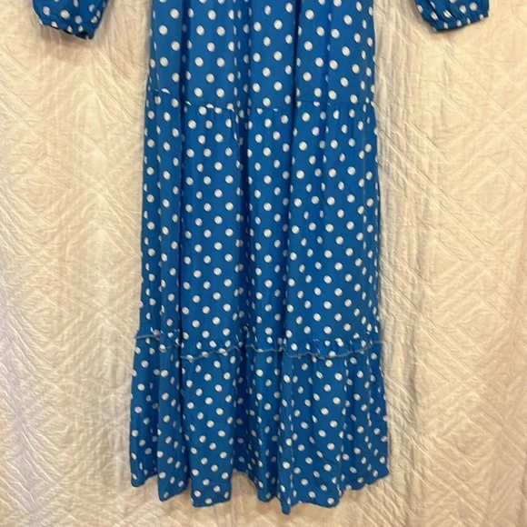NWT Anthropologie Dolan Left Coast Smocked Midi Dress - Picture 6 of 12